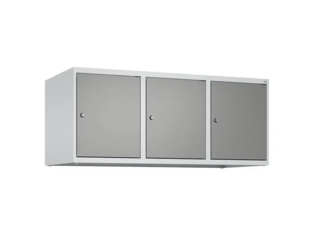 opzetkast,v. locker,3vak.,vak B 400mm,HxBxD 500x1200x500mm