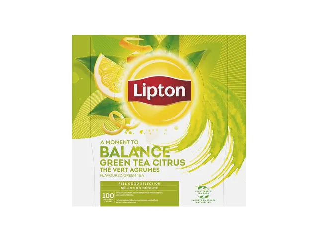 Thee Lipton Balance green tea citrus 100x1.5gr