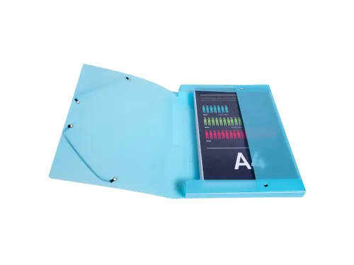 Klasseerdoos rug 25m m PP Chrom.Pastel