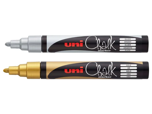 Krijtstift Uni-ball chalk rond 1.8-2.5mm goud