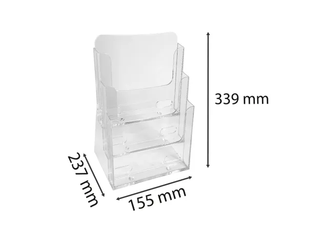 Folderhouder monoblo k - 3 vakken - A4