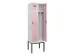locker voor scheiding van kleding,HxBxD 2120x600x500mm,2vak