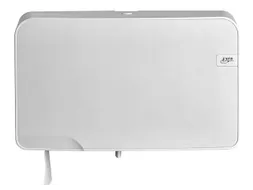 Toiletroldispenser QuartzLine Mini Duo Jumbo Wit