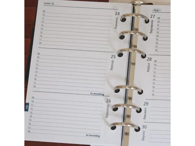Agendavulling 2026 Kalpa A5 7dagen/2pagina's
