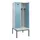 locker met bank,voor scheiding van kleding,HxBxD 2120x800x815mm,2vak