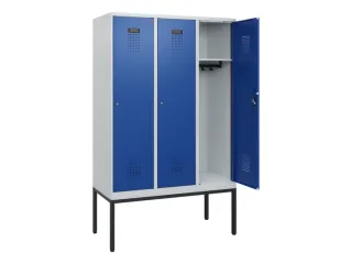 schoollocker,HxBxD 1950x1200x500mm,3vak,vak B 400mm,cil.-slot - 1