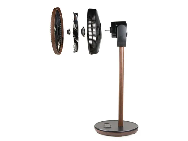 DOMO Statiefventilator Wood Style super stil 33 cm