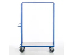 pakketwagen,draagverm. 600kg,laadvl. LxB 1200x800mm,houtetage,RAL5010