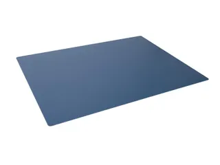 Schrijfonderlegger Blauw 650x500 mm med siergroef PP opaak - 1