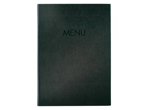 Menukaart map Sigel A4 grijs voor 8 blad