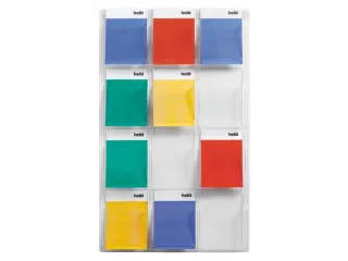 wandfolderhouder,HxBxD 1260x766x51mm,v. 12xDIN A4 - 2