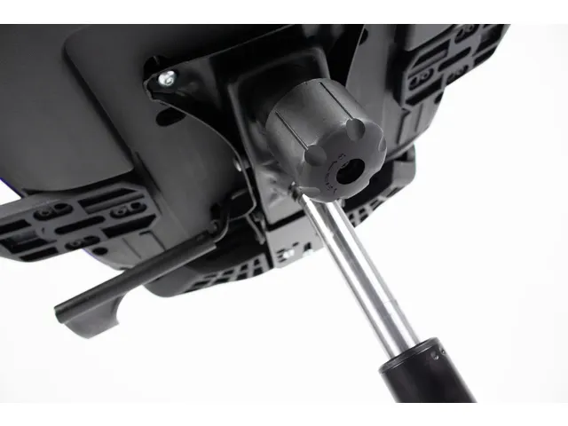 Bureaustoel EN1335 Linea Tekna 01 zwart/blauw met 2D armleuning