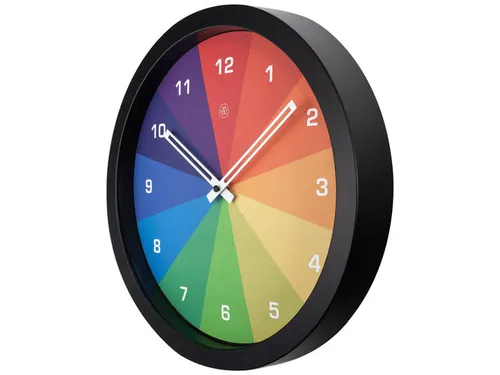 Kleurrijke wandklok - 36cm - Stille klok - Multicolor - nXt by NeXtime