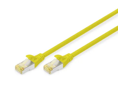 DIGITUS CAT6A S/FTP-patchkabel 0.5m Geel