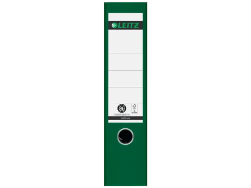Ordner Leitz 1080 A4 80mm groen gewolkt 100% gerecycled karton