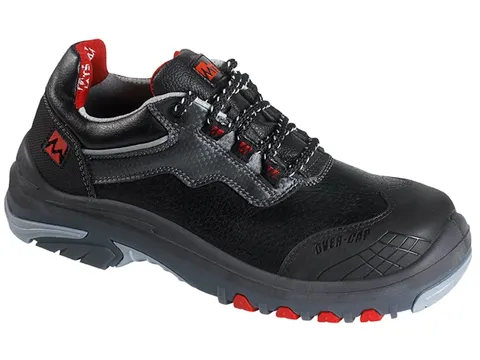 M'Gecko Condor Overcap Flex S3 werkschoenen laag zwart maat 38