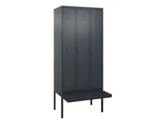 locker voor scheiding van kleding,HxBxD 2120x900x815mm,3vak