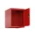 opzetkast,v. locker,1vak.,vak B 400mm,HxBxD 500x400x500mm,cilinderslot