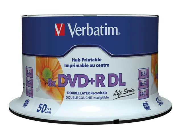 DVD+R 8.5GB DL 8x (50) CB