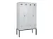 locker voor scheiding van kleding,HxBxD 2120x1200x500mm,4vak