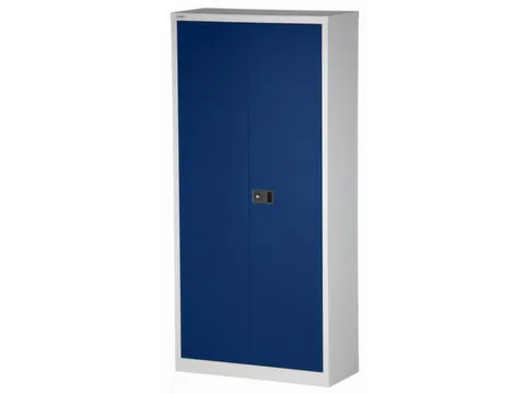 Garderobe-/-Ordnerkast Deur Blauw 3 Puntsluiting Kledingstang