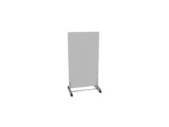 Cloison de séparation 1545x800mm roulettes chromé/MP-gris clair