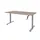 Slinger Bureau Zit-sta Aluminium Poot 160x80cm Blad Robson Eiken