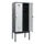 schoollocker,HxBxD 1950x800x500mm,2vak,vak B 400mm,draaigrendel
