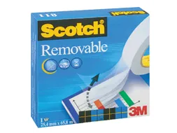 Plakband Scotch Magic 811 19mmx33m onzichtbaar verwijderbaar mat