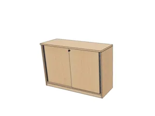 schuifdeurkast,HxBxD 825x1200x445mm,NE-esdoorn - 1