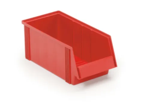 magazijnbak,HxBxD 156x186x400mm,7,2l,PP,rood