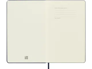 Notitieboek Moleskine large 130X210mm lijn hard cover sapphire blue - 11