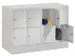 armoire multicases,HxlxP 855x1200x500mm,RAL7035,face avant RAL6011