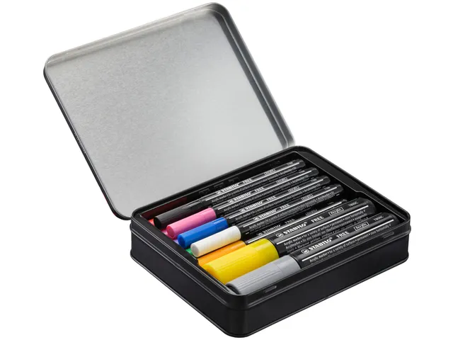 Acrylmarker STABILO Free Acrylic Starter Kit assorti 11 stuks