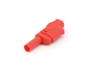 IEC1010 Banaanplug 4mm Insteekbaar - Rood - 1