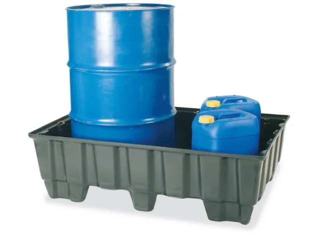 Opvangbak 2x 200l Opvangvol. 220l Pe 360x 1220x 820mm