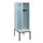 locker met bank,HxBxD 1950x600x815mm,2vak,vak B 300mm,cilinderslot