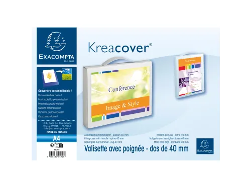 Exacompta Elastobox met Handvat Kreacover