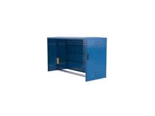 fietsgarage,aanbouwveld,HxBxD 1250x850x2050mm,wanden staal,dak staal - 2