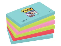 Memoblok 3M Post-it 655 Super Sticky 76x127mm Miami