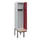 locker met bank,HxBxD 1950x400x815mm,1vak,vak B 400mm,cilinderslot