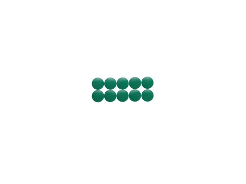 Magneet MAUL Solid 20mm 300gr groen 10 stuks