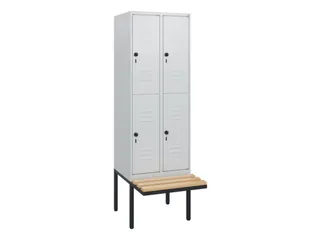Dubbeldekse dekenkist,HxBxD 1950x600x815mm,2x2vak.,vak B 300mm - 1