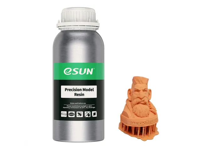 eSUN UV/LCD Precision Model Resin Oranje Rood 0.5kg 410nm