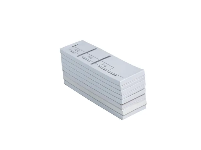 Bloc passe-partout 100 feuillets numérotés de 3 volets - Format 4,8x