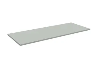 werkblad,BxD 2000x800mm,v. paktafel,blad lichtgrijs - 1