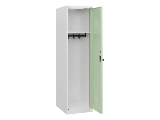 schoollocker,HxBxD 1530x400x500mm,1vak,vak B 400mm,draaigrendel