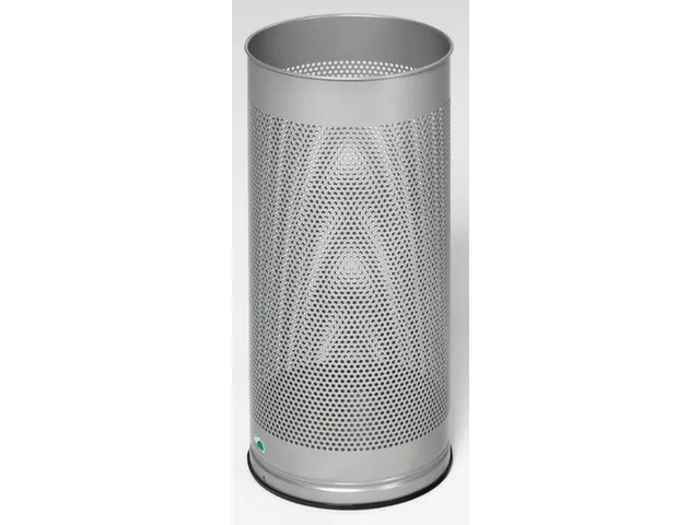 paraplubak,HxØ 610x270mm,staal,zilverkleurig,geperforeerd