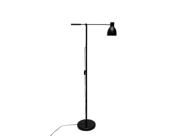 Vloerlamp MAUL Finja excl. LED lamp hg 138cm arm 30cm zwart