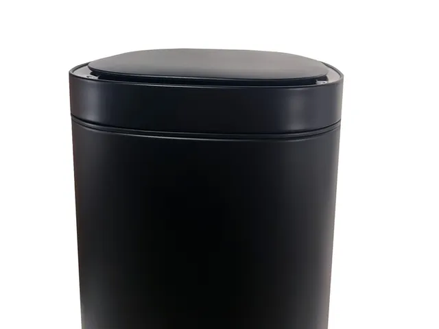 Afvalbak Desq Sensor 40 liter RVS zwart